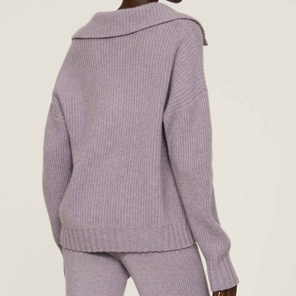 NAADAM Fisherman Polo in Lavender, S - Picture 3 of 11